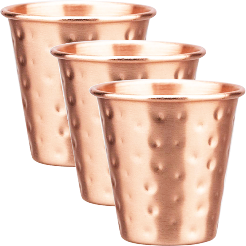 Copper Cocktail Mug - แก้วทองแดงแท้ 100% ขนาด 60 มล. แบบมินิ