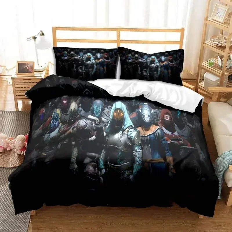 Linen Duvet Cover - ชุดเครื่องนอนลาย Game Destiny พร้อมปลอกผ้านวม ปลอกหมอน ผ้าปูที่นอน