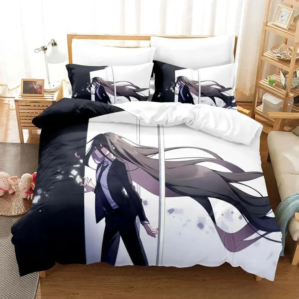Linen Duvet Cover - ชุดเครื่องนอนลายพิมพ์ 3 มิติ ดันกันรอนปา วี 3