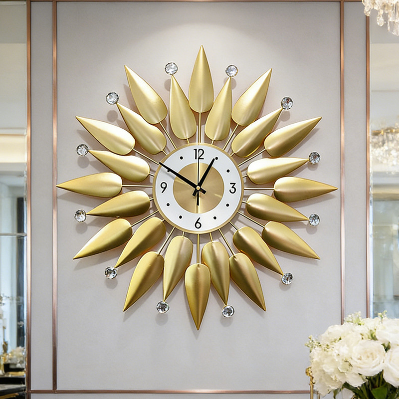 นาฬิกาแขวนผนังหรูหรา นาฬิกาโลห - Luxury Lifestyle Homes บทวิจารณ์และราคา