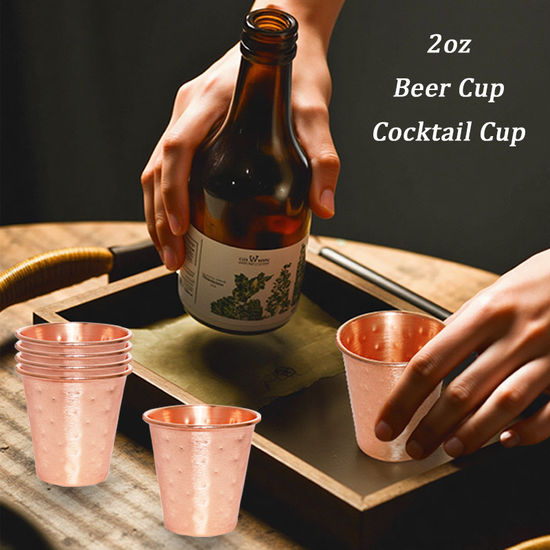 ชุดแก้วเบียร์ชุบทองแดง 4/6 ใบ  - Copper Cocktail Mug บทวิจารณ์และราคา