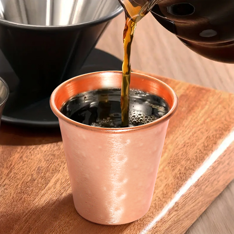 ชุดแก้วเบียร์ชุบทองแดง 4/6 ใบ  - Copper Cocktail Mug บทวิจารณ์และราคา