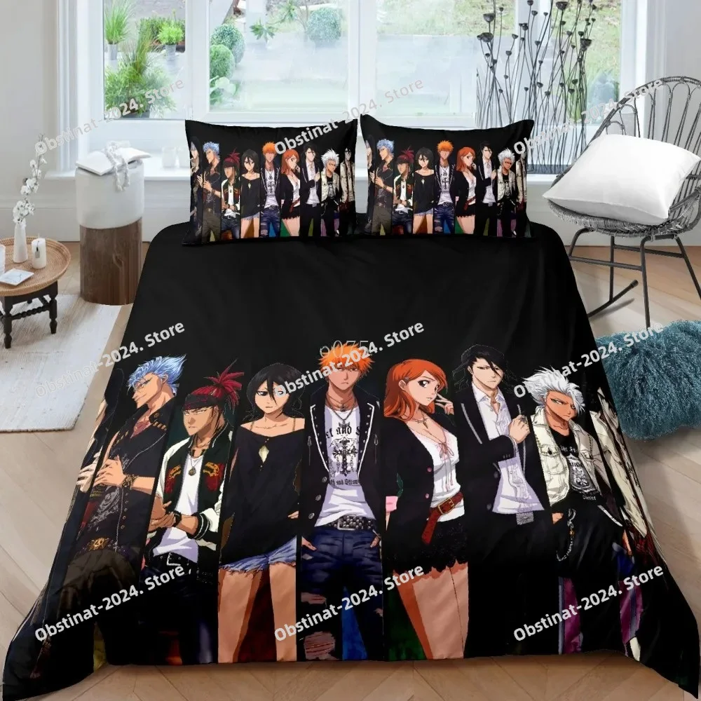 ชุดเครื่องนอนลาย 3D บลีช คุโรซ - Linen Duvet Cover บทวิจารณ์และราคา