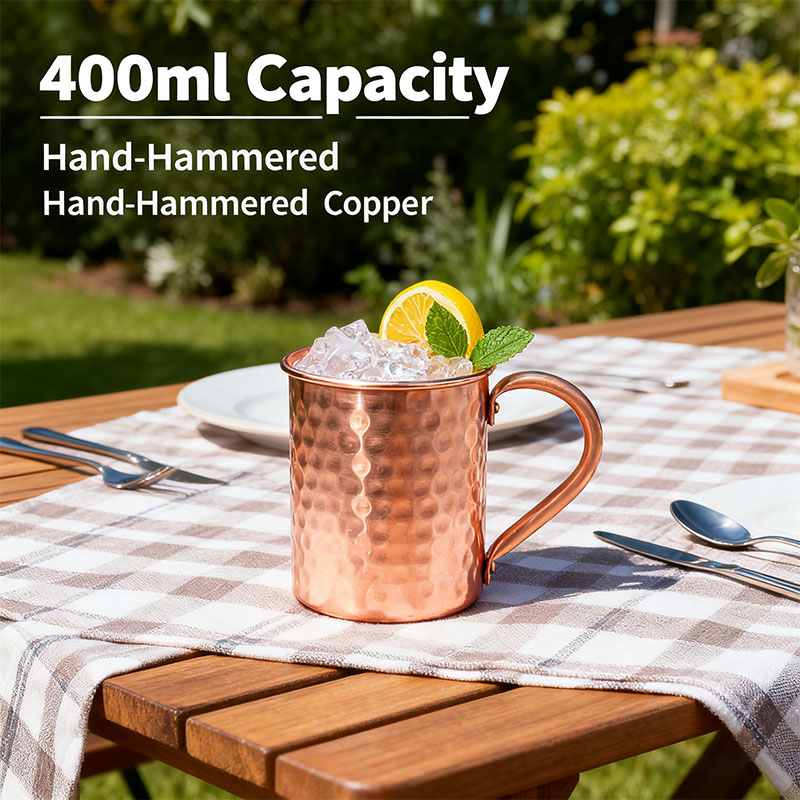 แก้วทองแดงแท้ 100% รุ่นใหม่ แก - Copper Cocktail Mug บทวิจารณ์และราคา