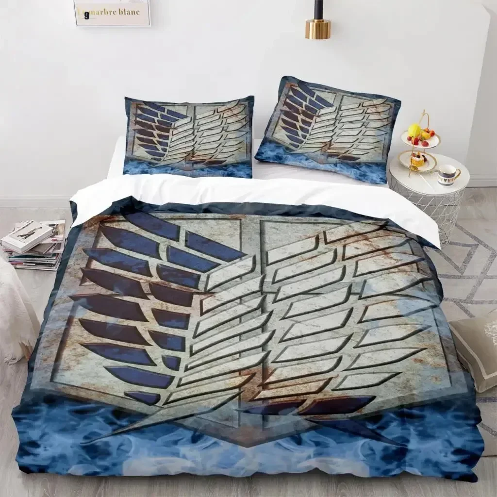 ชุดเครื่องนอนลายอนิเมะ Attack  - Linen Duvet Cover บทวิจารณ์และราคา