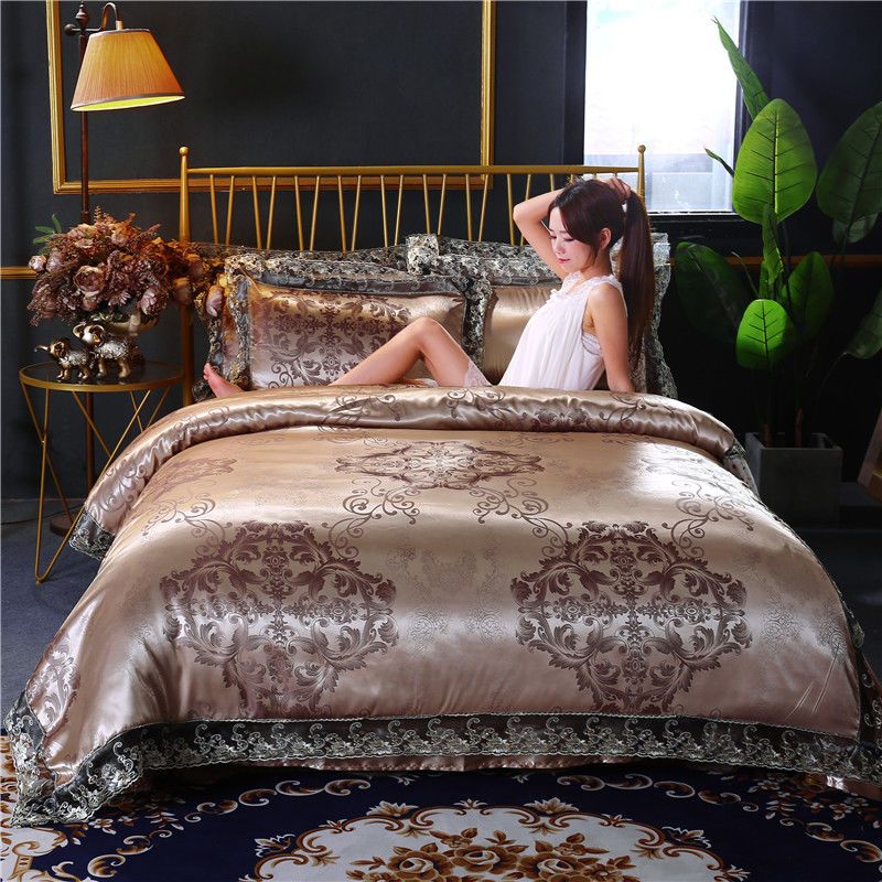 ชุดเครื่องนอนหรูหราสไตล์ยุโรป  - Linen Duvet Cover บทวิจารณ์และราคา