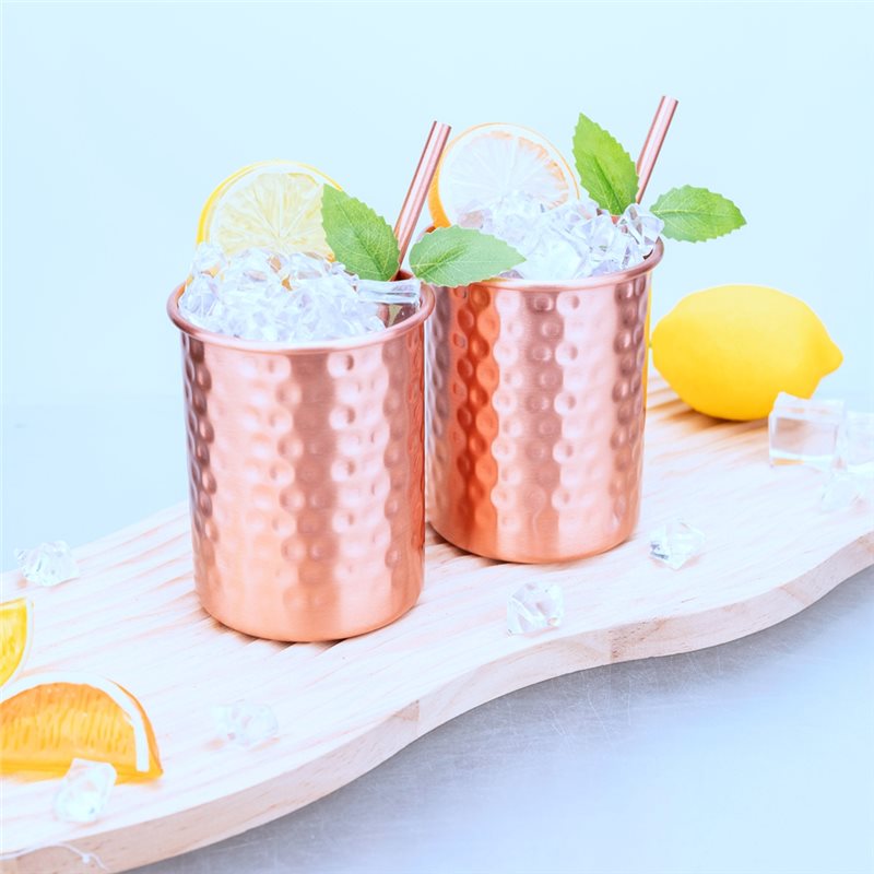 ABLU-2PC แก้วสแตนเลสสีทองแดงขน - Copper Cocktail Mug บทวิจารณ์และราคา