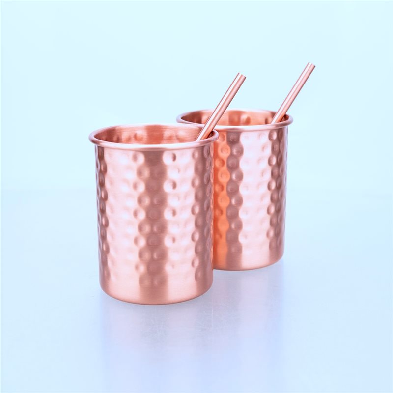 ABLU-2PC แก้วสแตนเลสสีทองแดงขน - Copper Cocktail Mug บทวิจารณ์และราคา