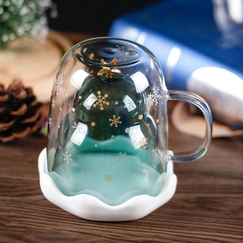 ต้นคริสต์มาสถ้วยโปร่งใสคู่ทนคว - Copper Cocktail Mug บทวิจารณ์และราคา