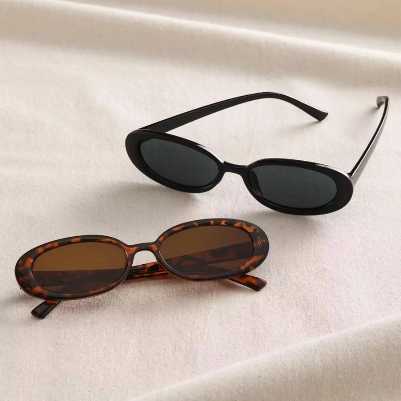 แว่นตากันแดดทรงวงรีวินเทจผู้หญ - Luxury Lifestyle Store บทวิจารณ์และราคา