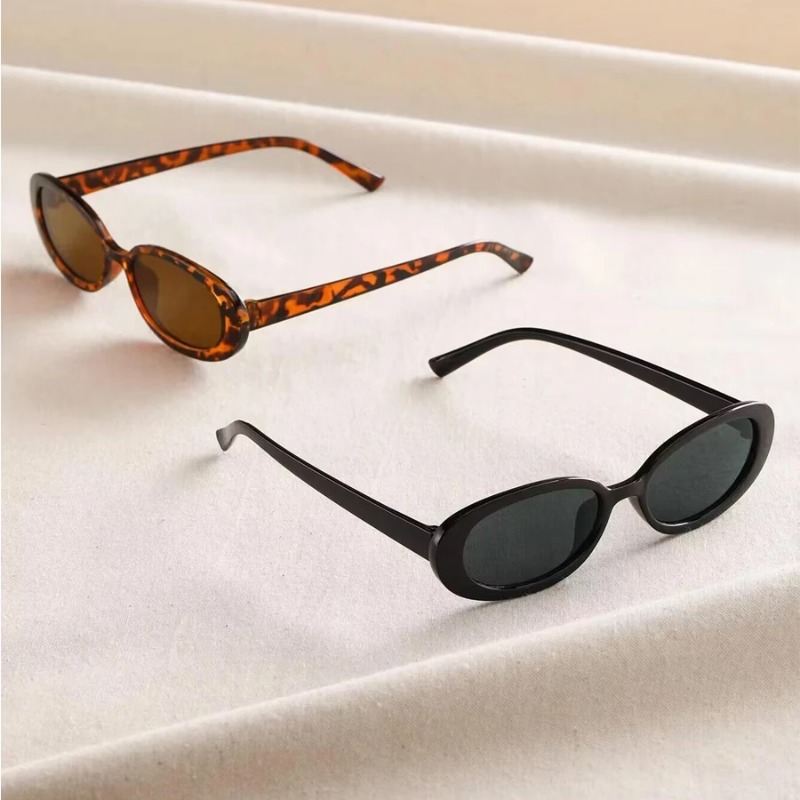 แว่นตากันแดดทรงวงรีวินเทจผู้หญ - Luxury Lifestyle Store บทวิจารณ์และราคา
