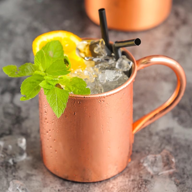 แก้วทองแดงชุบ 400 มล. แก้วเบีย - Copper Cocktail Mug บทวิจารณ์และราคา
