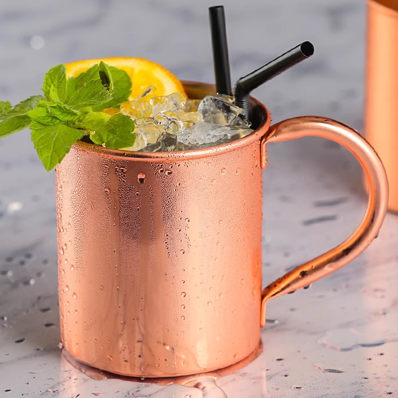 แก้วทองแดงชุบ 400 มล. แก้วเบีย - Copper Cocktail Mug บทวิจารณ์และราคา