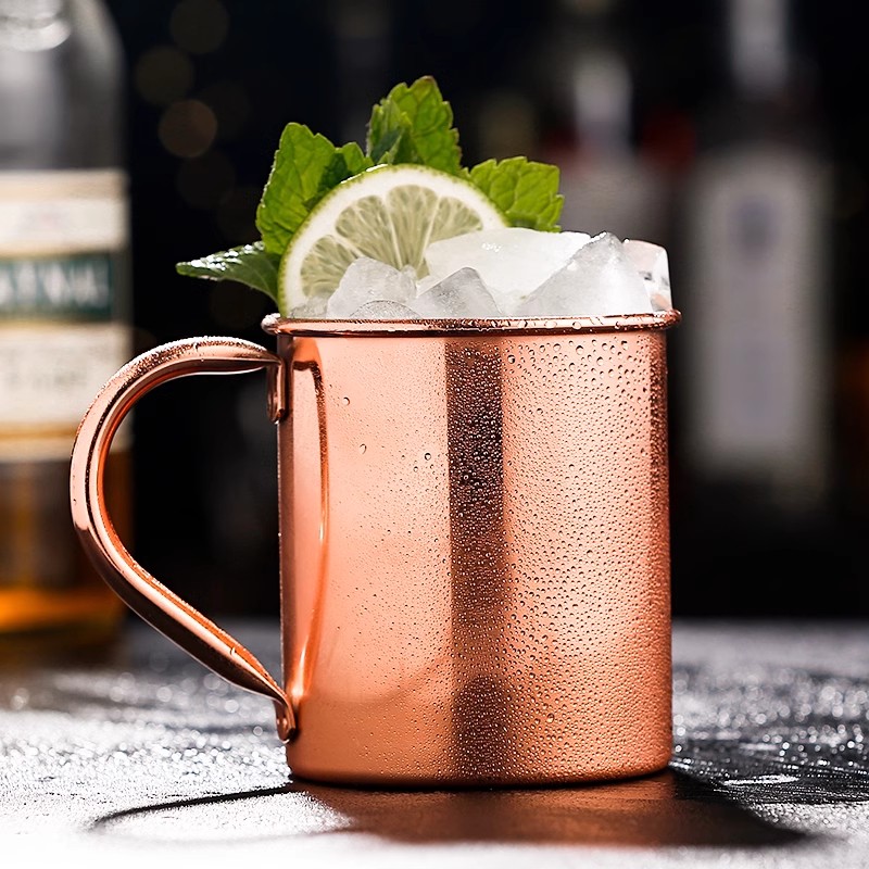 แก้วทองแดงชุบ 400 มล. แก้วเบีย - Copper Cocktail Mug บทวิจารณ์และราคา